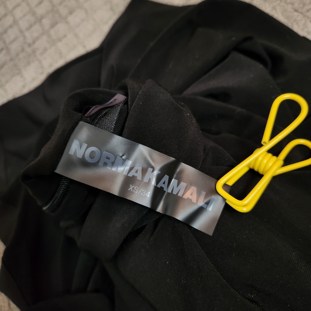 Norma Kamali Black Long Sleeve Turtleneck Dress Size XS/34 - Picture 5 of 7